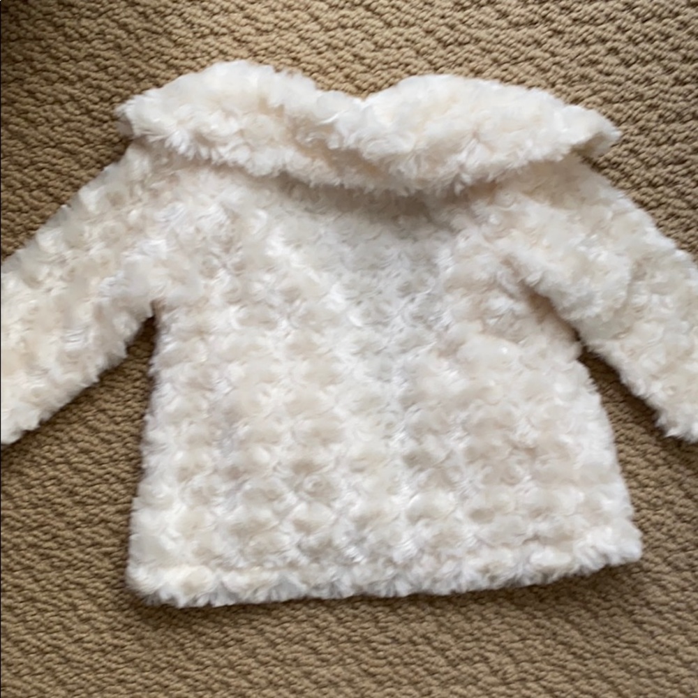 Cream dressy infant jacket - Picture 2 of 5